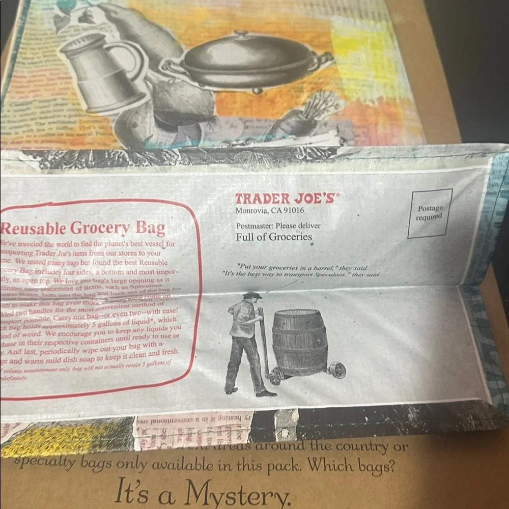 Trader Joe’s, fearless flyer, specialty tote bag